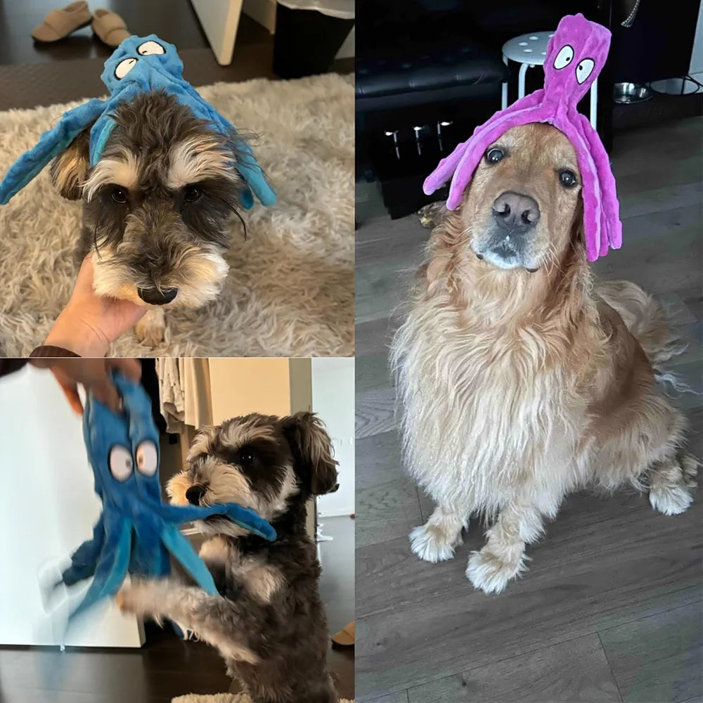Squeaky Octopus Plush
