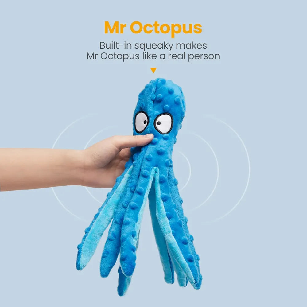Squeaky Octopus Plush