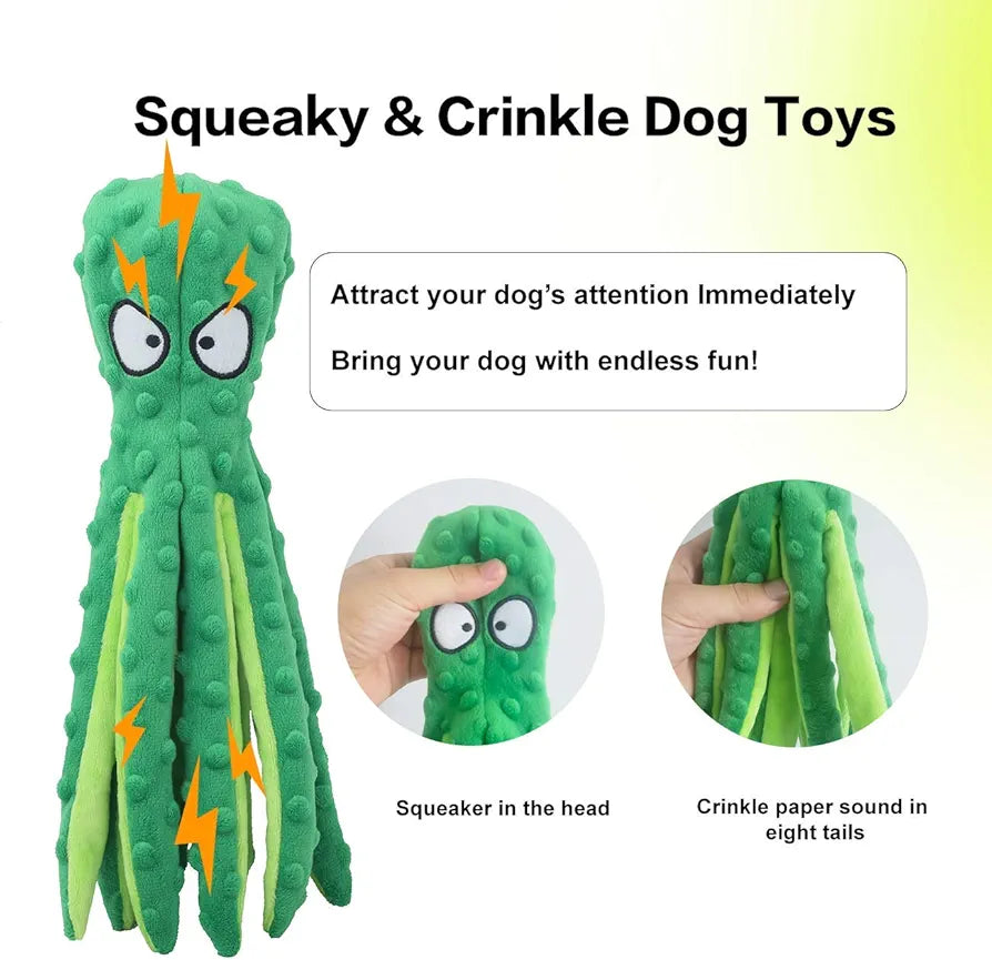 Squeaky Octopus Plush