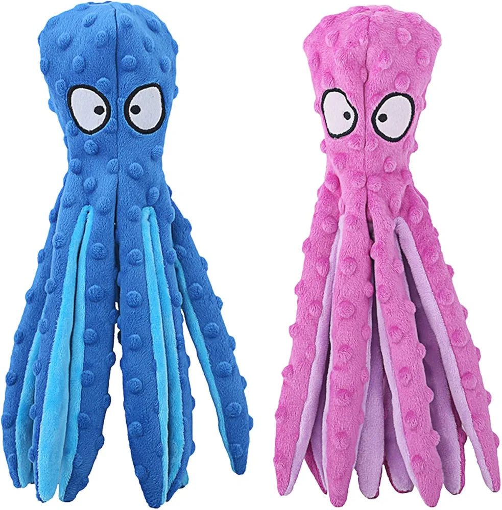 Squeaky  Octopus Plush