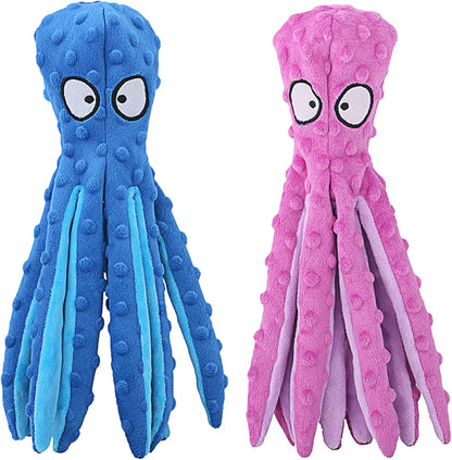 Squeaky  Octopus Plush